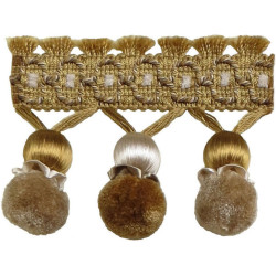 Бахрома для штор с помпонами 406-02 Pom Pom от Art Trimming