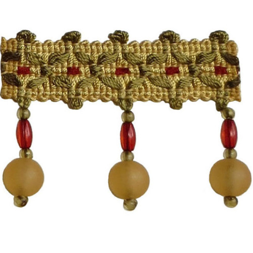 Бахрома для штор стеклярус 407-03 Pom Pom от Art Trimming - Фото