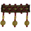 Бахрома для штор стеклярус 407-04 Pom Pom от Art Trimming - Фото №1