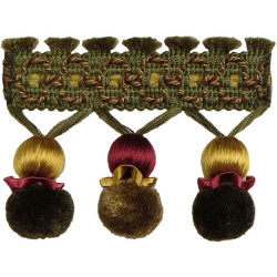 Бахрома для штор с помпонами 406-04 Pom Pom от Art Trimming