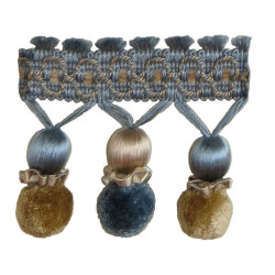 Бахрома для штор с помпонами 406-08 Pom Pom от Art Trimming
