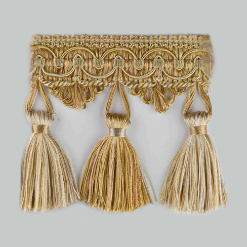 Бахрома для штор с кисточками 4395-9963 Collection #1 от Gold Textil - Фото