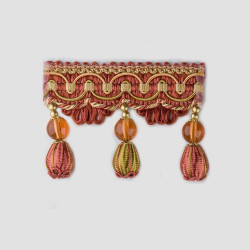 Бахрома для штор с бубенчиками 4493-9988 Collection #1 от Gold Textil