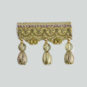 Бахрома для штор с бубенчиками 4493-9991 Collection #1 от Gold Textil - Фото №1