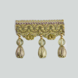 Бахрома для штор с бубенчиками 4493-9991 Collection #1 от Gold Textil