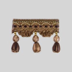 Бахрома для штор с бубенчиками 4493-9993 Collection #1 от Gold Textil