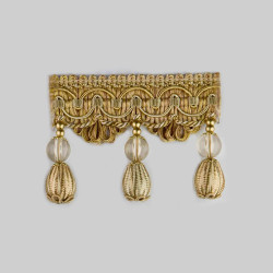 Бахрома для штор с бубенчиками 4493-9963 Collection #1 от Gold Textil