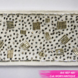Тесьма декоративная KEF-481 Ivory/Antique Sitara от Dana Panorama