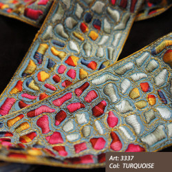 Тесьма декоративная 3337 Turquoise La moderne от Dana Panorama