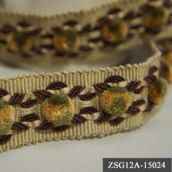 Тесьма декоративная ZSG12A-15024 Royal Bells от Dana Panorama