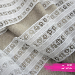 Тесьма декоративная 7039 White Mon cheri от Dana Panorama