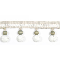 Бахрома для штор с бусинами 2902 Raffia от Svetlana