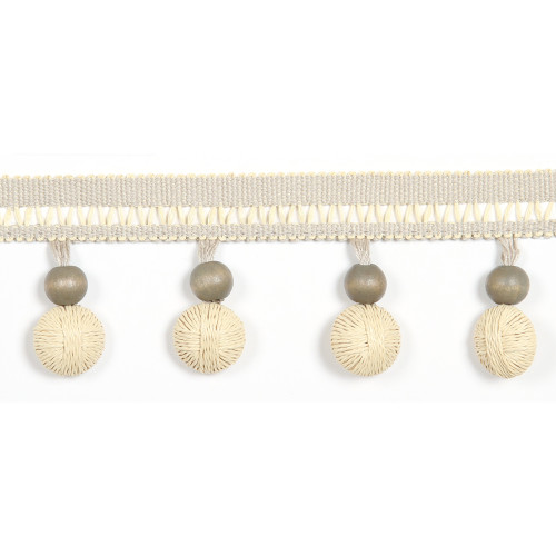 Бахрома для штор с бусинами 2900 Raffia от Svetlana - Фото