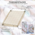 Постельное белье сатин-люкс Floria 381R на резинке 1,5 спальное | Ситрейд - Фото №12