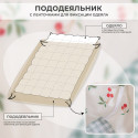 Постельное белье сатин Christin 577R на резинке 2 спальное | Ситрейд - Фото №15
